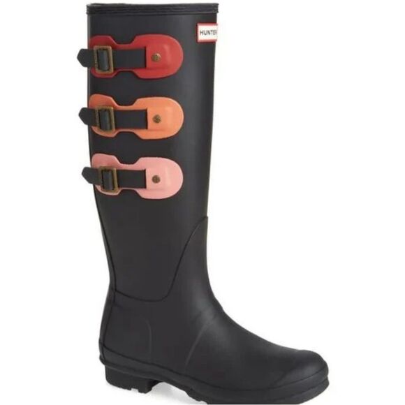 Hunter Original Tall Multi-Buckle Boots - Picture 2 of 10